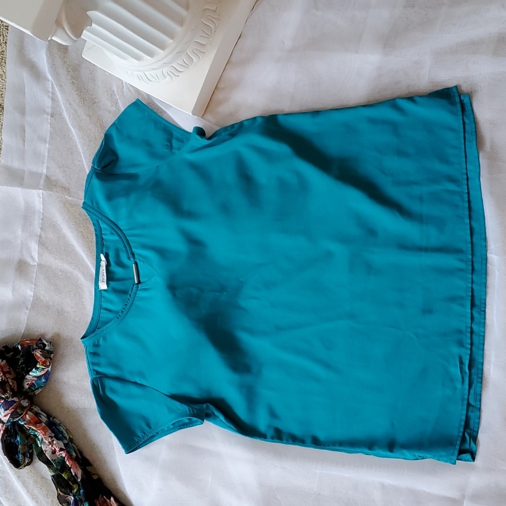 RICKIS Teal Blue Top